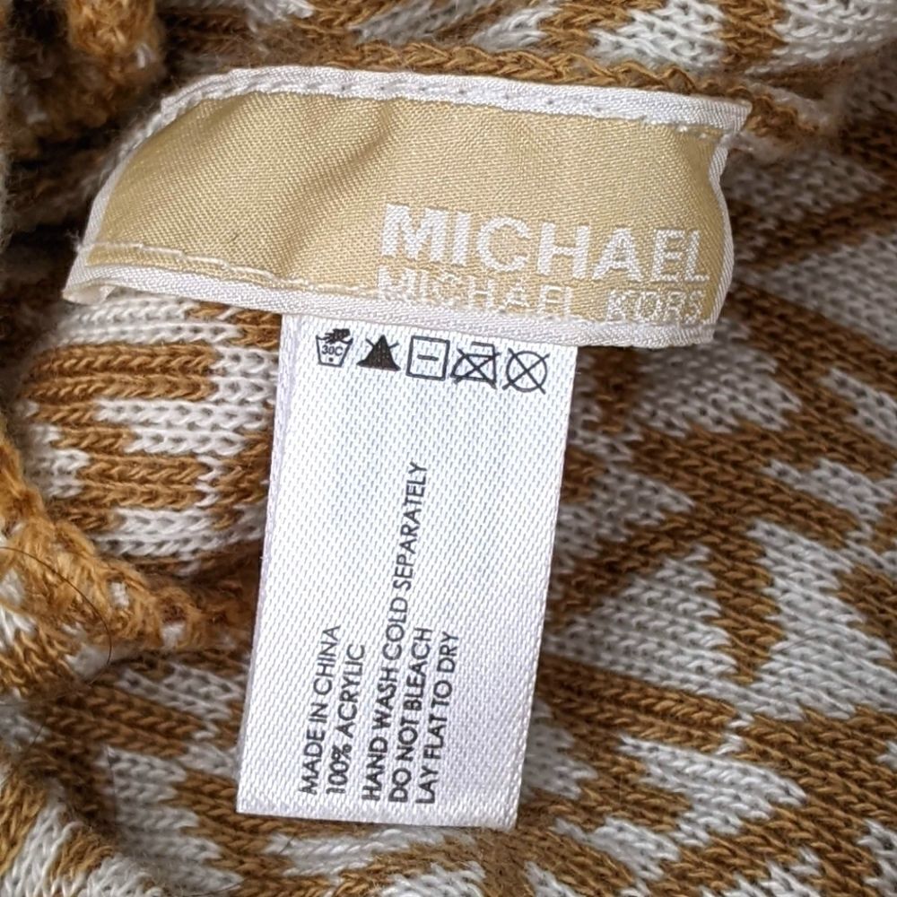 Michael‎ Kors Jacquard Signature Logo Beanie Cap - Picture 5 of 5
